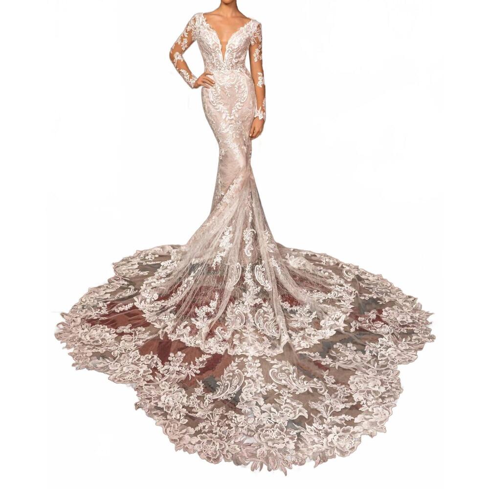 NEW KITTY CHEN COUTURE julianna sheer mesh dress in ivory/tan